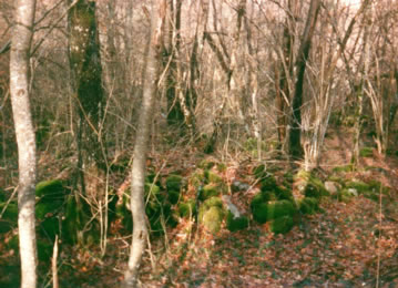 Antiche rovine sul pianoro della Megoia