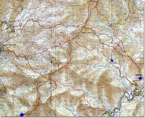 Lo spartiacque tra Aveto e Trebbia