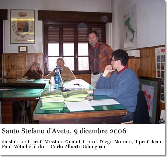 Sabato 9 dicembre 2006 - Giornata di studio a Santo Stefano d'Aveto