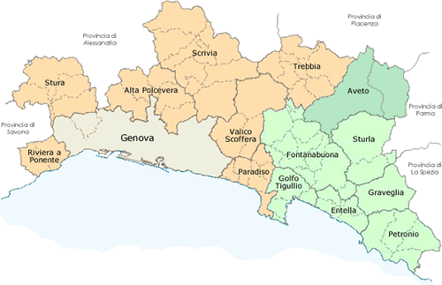 La provincia di Genova