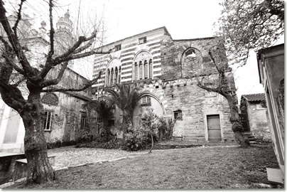 Palazzo dei Fieschi - sec. XIII - San Salvatore di Cogorno (fotografia di Danilo Zagliani)