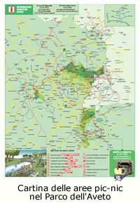 Cartina delle aree picnic nel Parco dell'Aveto (formato .pdf, 835 KB)