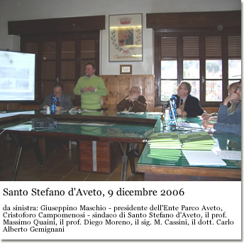 Sabato 9 dicembre 2006 - Giornata di studio a Santo Stefano d'Aveto