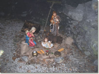 La natività nella grotta a Rezzoaglio